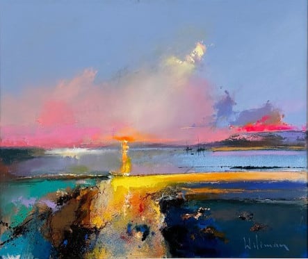 Peter Wileman FROI RSMA FRSA Woven in Light Oil on canvas 20 x 24 "