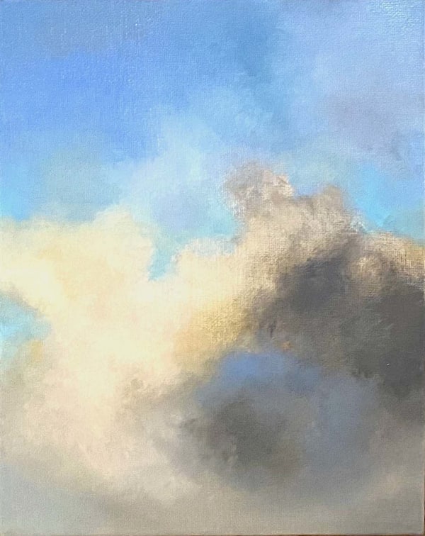 Jessie Oliver Late Summer I Oil on board 10 x 8 "