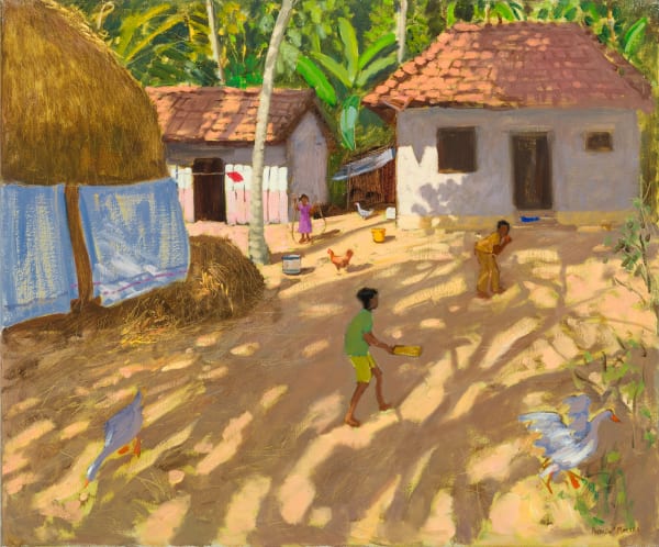 Andrew Macara RBA NEAC, Cricket by the Haystack, Cochin, India