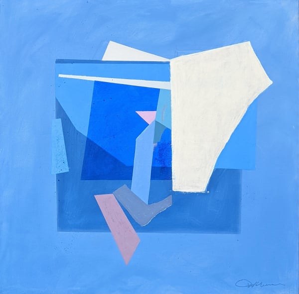 Olivia Wileman Dissipate Oil on canvas 32" x 32"