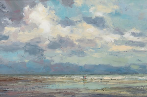 Harry Brioche Shoreline Sonata Oil on board 12 x 18 "