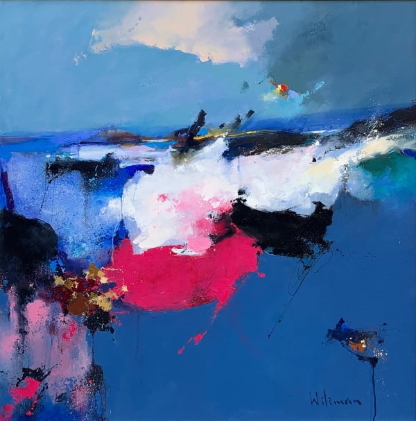 Peter Wileman FROI RSMA FRSA The Composition Oil on canvas 39 x 39 "
