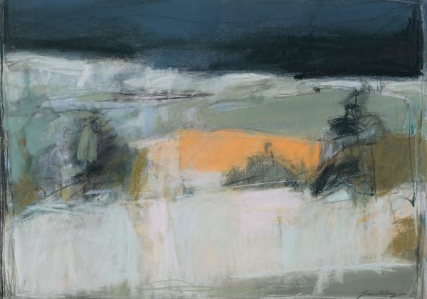 Jeannette Hayes PPPS Nocturne Pastel on paper 15 x 22 "