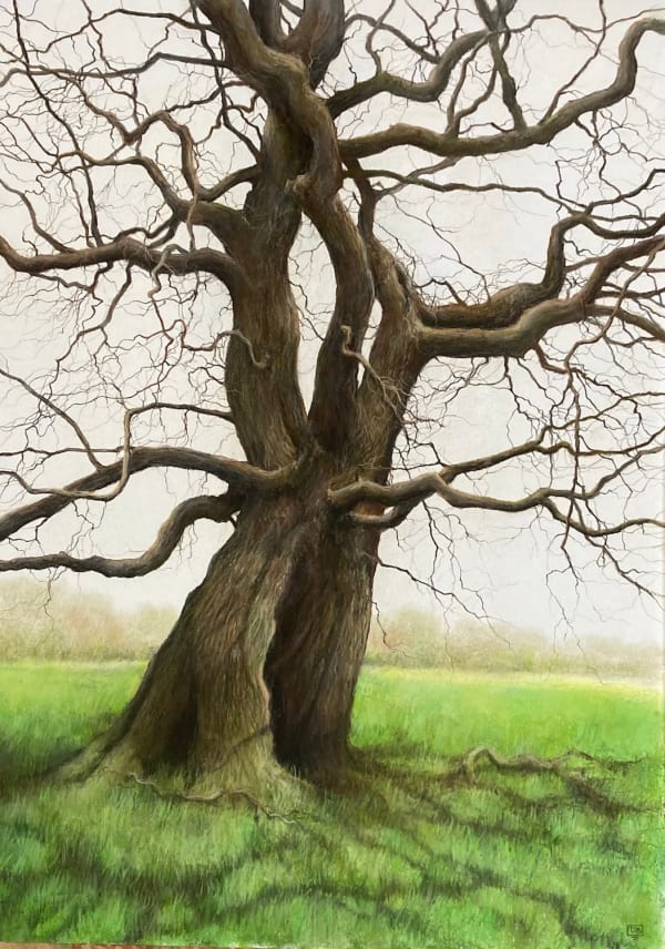 David Brammeld RBA PS RBSA SPDF MAFA Moving to a Different Rhythm Pastel 33 x 24 "