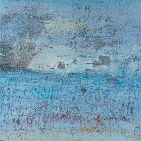 Tyrone Deans John Crow Mixed media on canvas 23.5 x 23.5 "