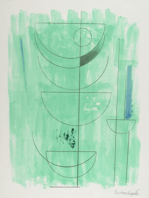 Dame Barbara Hepworth DBE, Green Man. ed.105/200, 1972