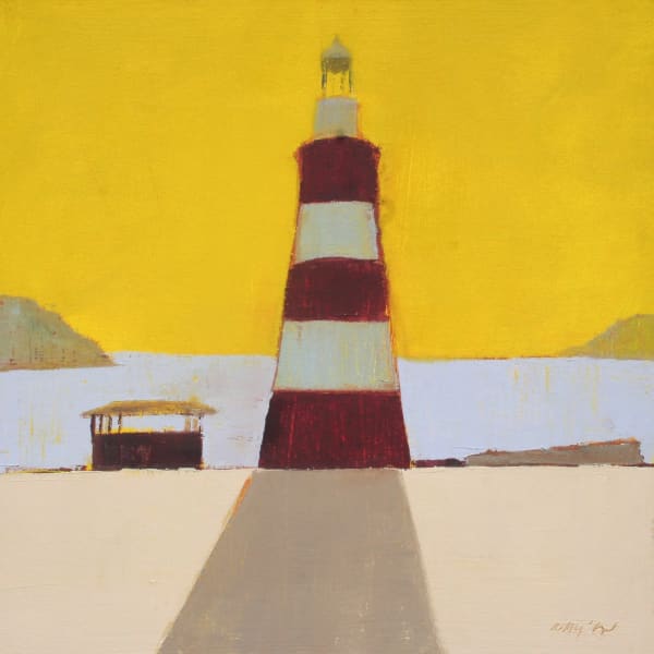 Mhairi McGregor RSW Plymouth, 2021 Oil on canvas 20 x 20 "