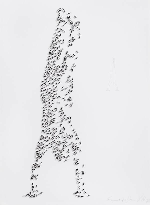 Rachel Shaw Ashton Fragment of a Dream Handcut Paper Collage 26 x 34 "