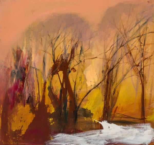 Helen Tabor Winter Dawn Oil on board 28 x 30 "