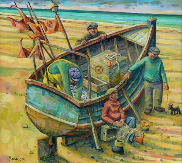 Jonathan Robertson Low Tide Conversation 20 x 22 "