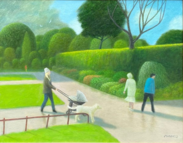 James Tweedie RGI Sun After Rain Oil on board 20 x 24 "