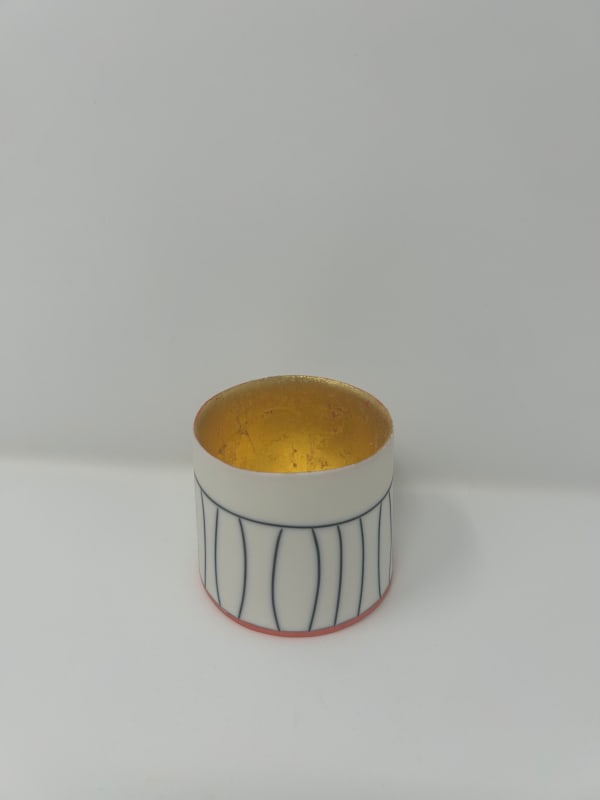 Lara Scobie, Small Vessel with 23ct Gold Interior I