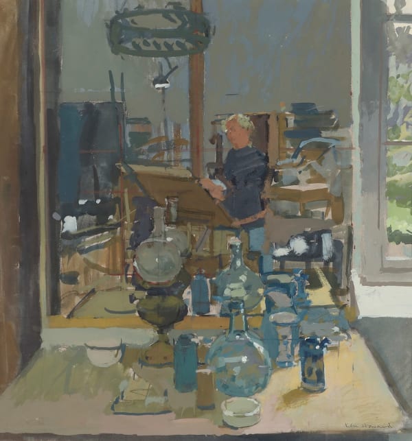 Ken Howard OBE RA RBA NEAC, Self Portrait