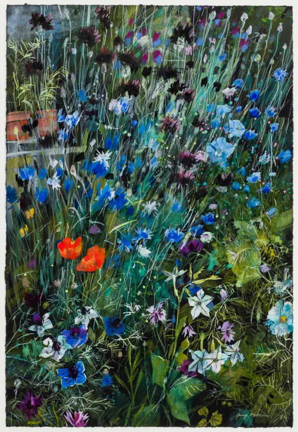 Jenny Matthews RSW Paradise for Insects Watercolour and gouache on paper 22 x 15 "