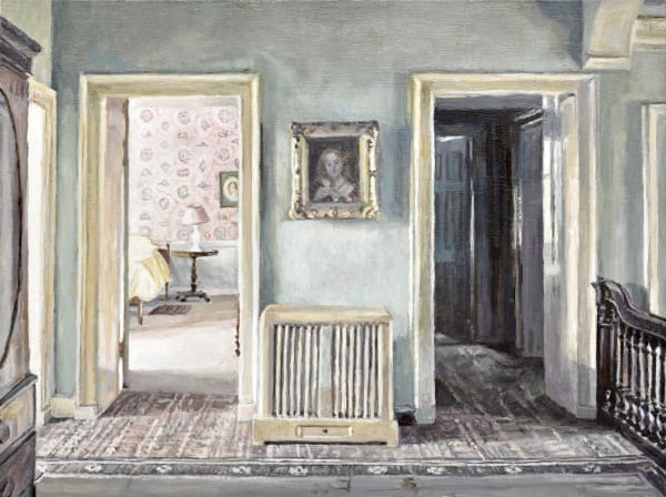 Sarah Spencer RAS VPNEAC Two Doors Oil on board 8 x 10 "