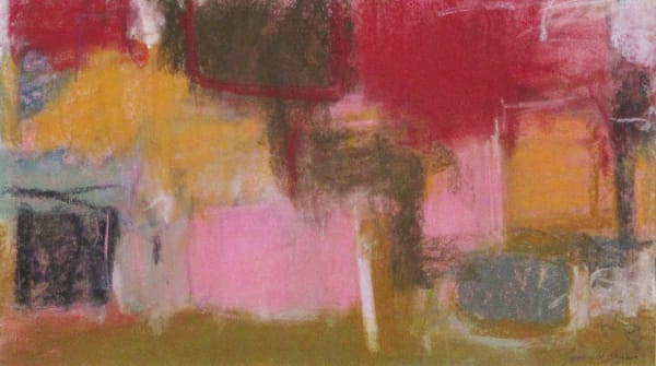 Jeannette Hayes PPPS Bassho's Retreat Pastel on paper 10.5 x 18.5 "