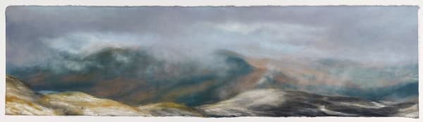 Matthew Draper PS Passing Cloud, The Descent of Ben Ledi Pastel on paper 15 x 56 "