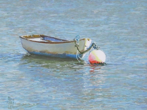 Margaret Glass PS Tied Up II pastel 13 x 17 "