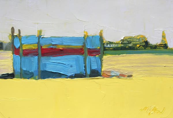 Mhairi McGregor RSW Bournemouth Pier, 2021 Oil on canvas 10 x 14 "