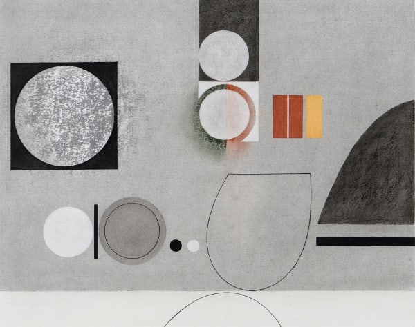 Jeff Powell Tin Edge 2 Pastel and Crayon on paper 14 x 17 "