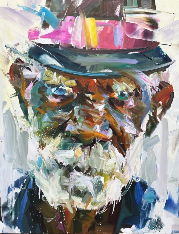 Paul Wright It's All Good Oil on linen 27.5 x 35.5 " 70 x 90 cm