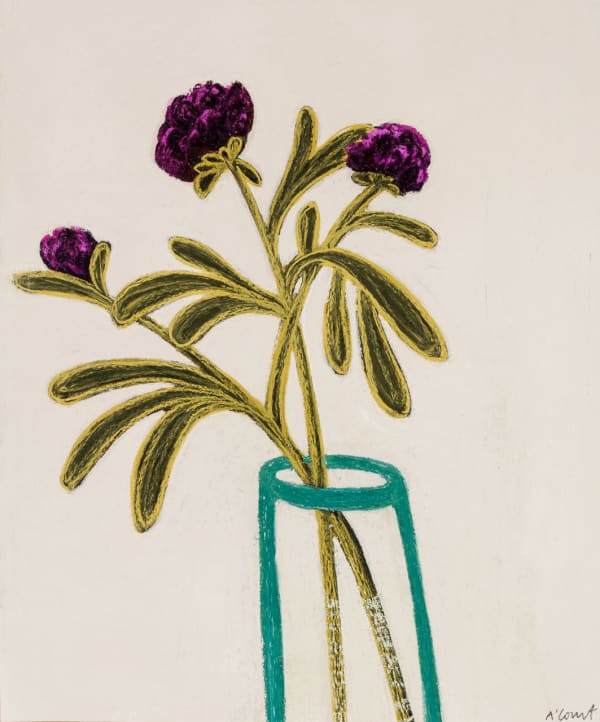 Angela A'Court PS Home Soft pastel on paper 16 x 14 "