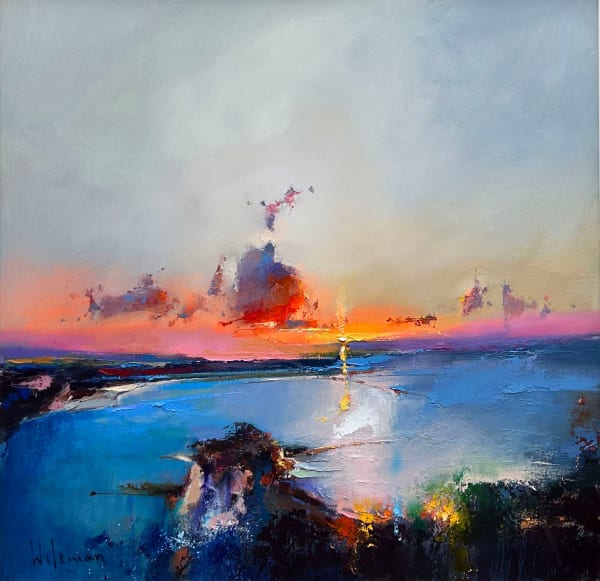 Peter Wileman FROI RSMA FRSA Evening Reverie Oil on canvas 32 x 32 "