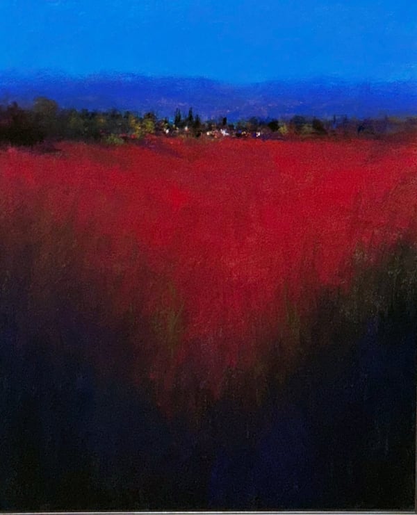 Norman Smith PS Tuscan Late Evening Pastel on paper 24 x 21 "