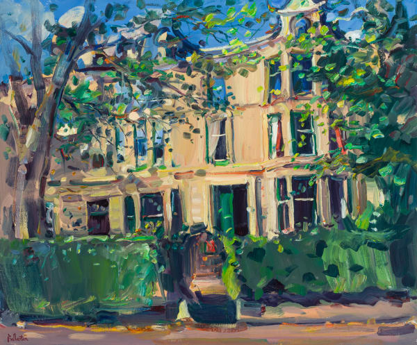 James Fullarton Townhouse, Glasgow Oil on linen 30 x 36 " 76.2 x 91.4 cm