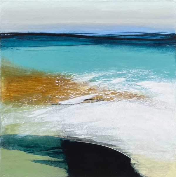 Heather McAlpine MA RCA Carrack Dhu, St Ives Acrylic on canvas 20" x 20"
