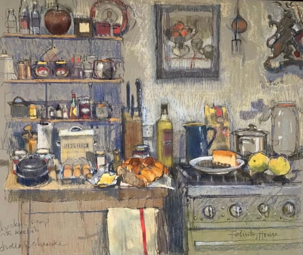 Felicity House PS Chicken Soup, Cholla and Cheesecake Pastel 22 x 27 "