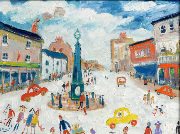 Simeon Stafford Southwold Oil on panel 11.5 x 15.5 "