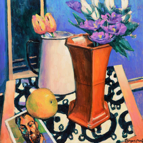Terence Clarke, Red Art Deco Vase