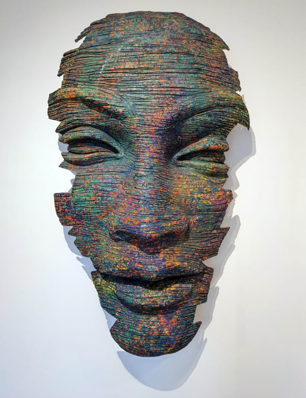 Anton Smit Faith Mask (large) Fibreglass & resin 56 x 31 x 10 "