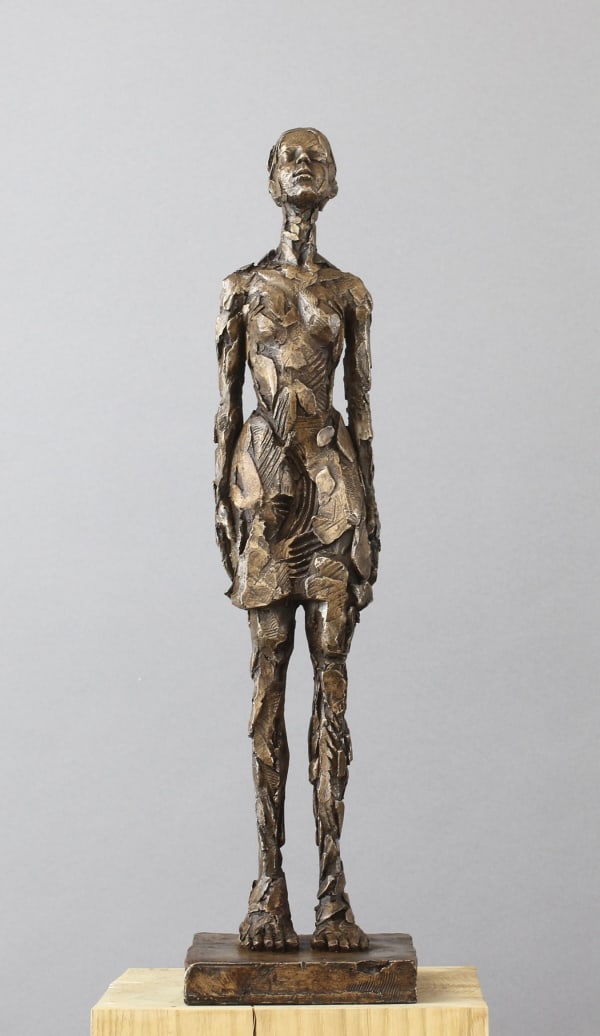 Carol Peace I Have it Here, ed.no. 1/14 Bronze 23 x 6 x 7 "