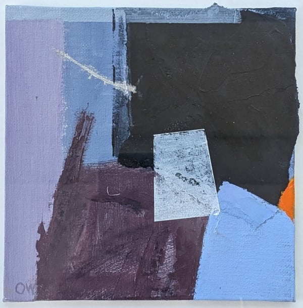 Olivia Wileman Lilac Wine Oil on board 6 x 6 "