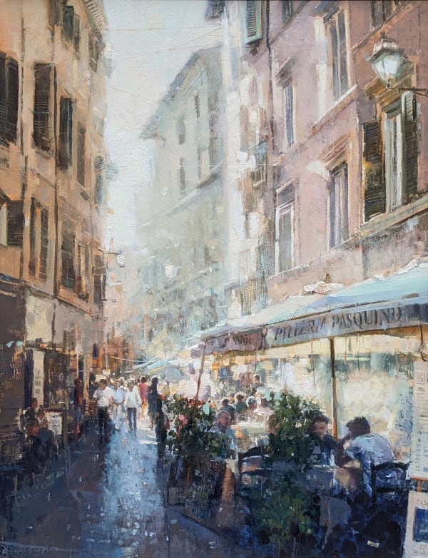 Douglas Gray Roma Aroma Oil on panel 24 x 20 "