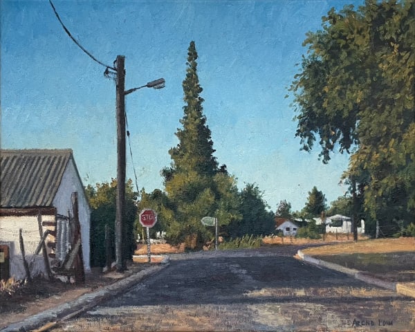 Arend Louw House, Klawer Oil on board 16 x 20 "