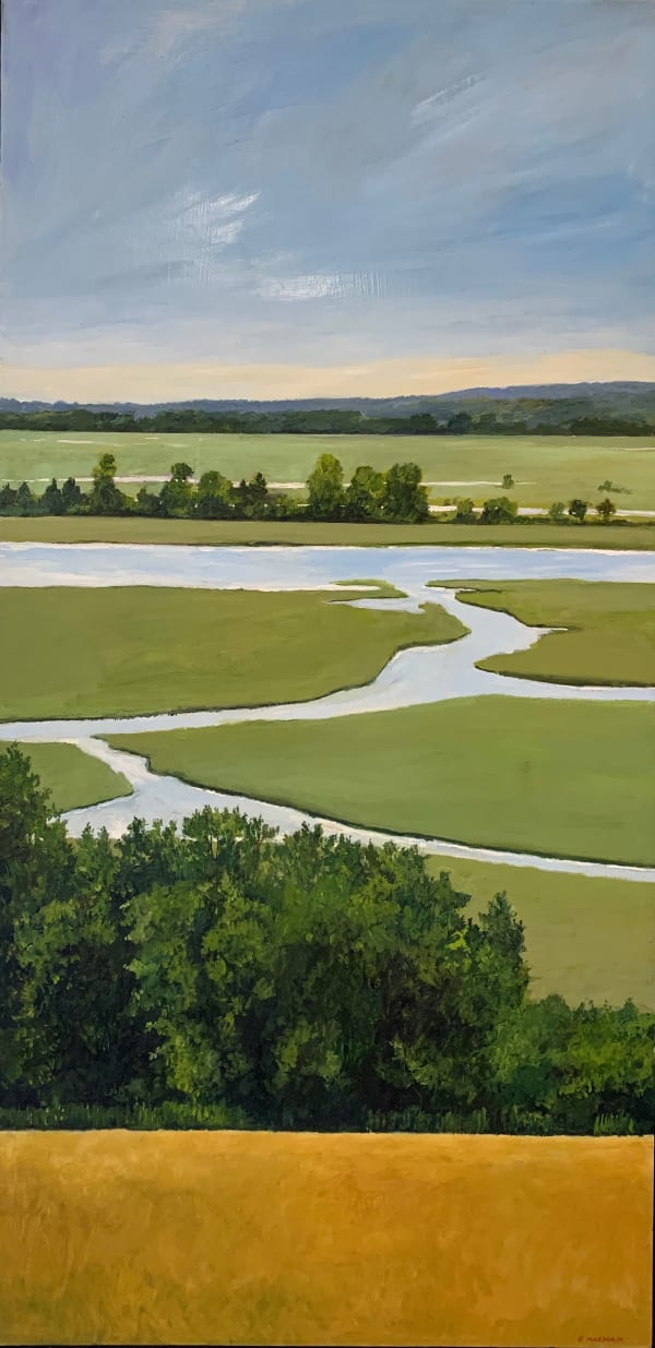 Jonathan Macadam, Marsh Fox Creek 48 x 24