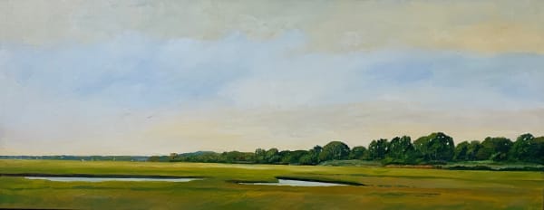 Jonathan Macadam, Changing Skies, Plum Island 16 x 40