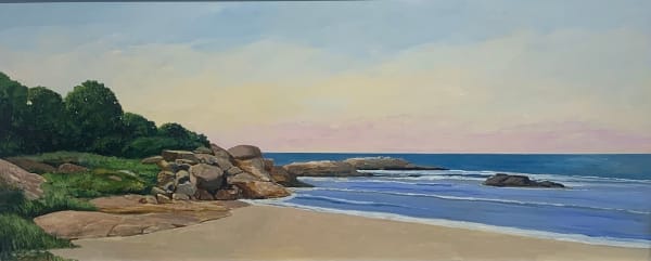 Jonathan Macadam, Wingaersheek Beach at Dusk, 15x35