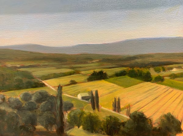 Tracy Baker-White, Distant Fields, 17" x 20"
