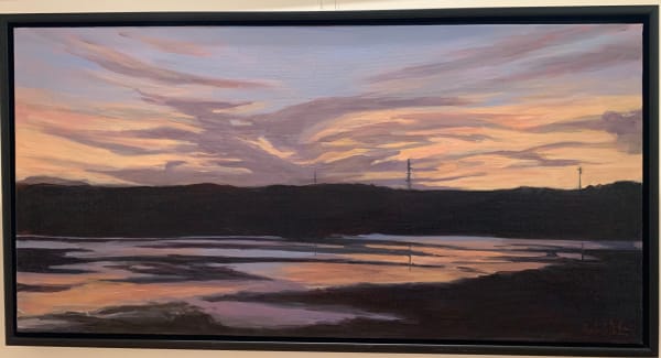 Tracy Baker-White, Sunset, Gooserocks, 20" x 38"