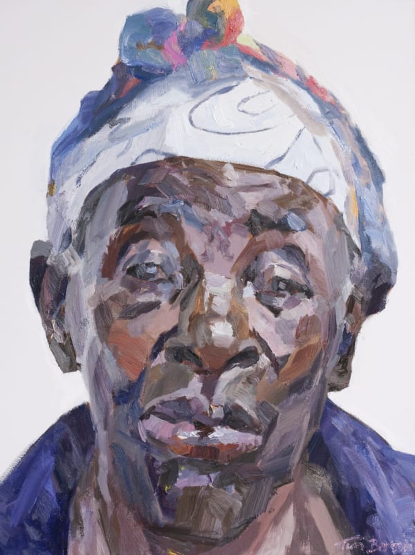 Tim Benson, Eneless, cataract patient, Kitwe, Zambia, 2017