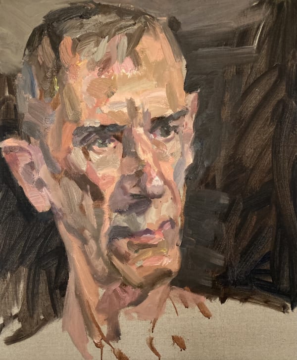 Tim Benson, Hugh by lamplight, 2020