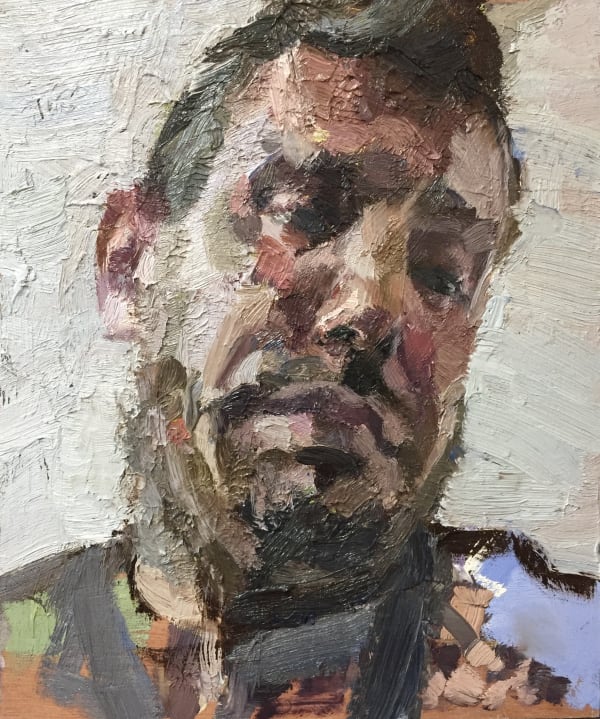 Tim Benson, Angled selfie, 2018