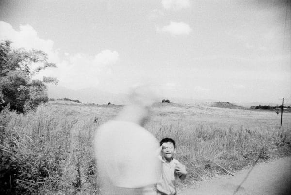 小孩與殘影,觀音山 Child and silhouette, Guanyinshan