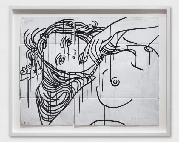 Ghada Amer, A DRAWING FOR AMINA, 2022