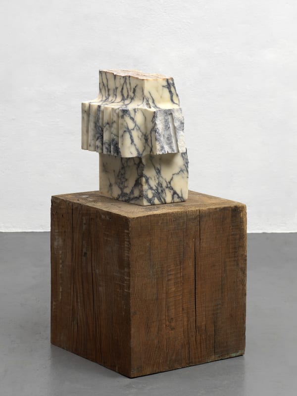 Minoru Niizuma Unknown, 1986 Italian Paonazzo marble Dimensions: 19 1/2 x 13 1/2 x 11 3/4 inches 49.5 x 34.3 x 29.8 cm