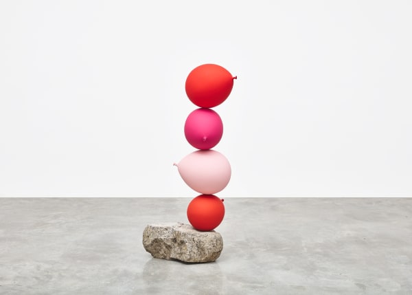 Gimhongsok, Untitled (Short People), Red, Pink, Pink, Red, 2018